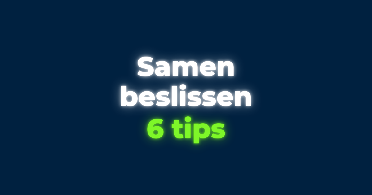 Samen beslissen