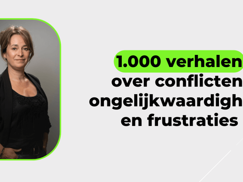 Duizendste aanmelding bij het Ondersteuningsteam